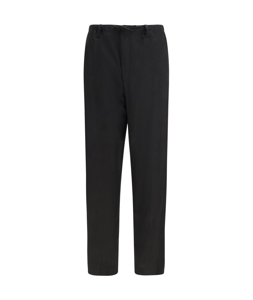 DRIES VAN NOTEN Черные хлопковые повседневные брюки, фото 2