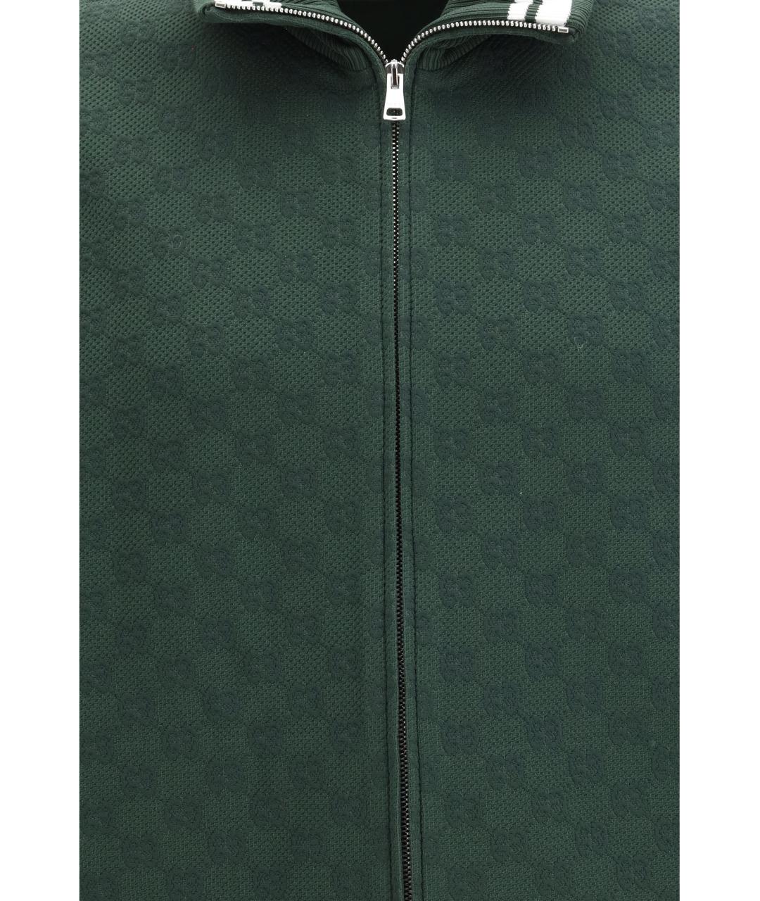 GUCCI Зеленая полиамидовая куртка, фото 3