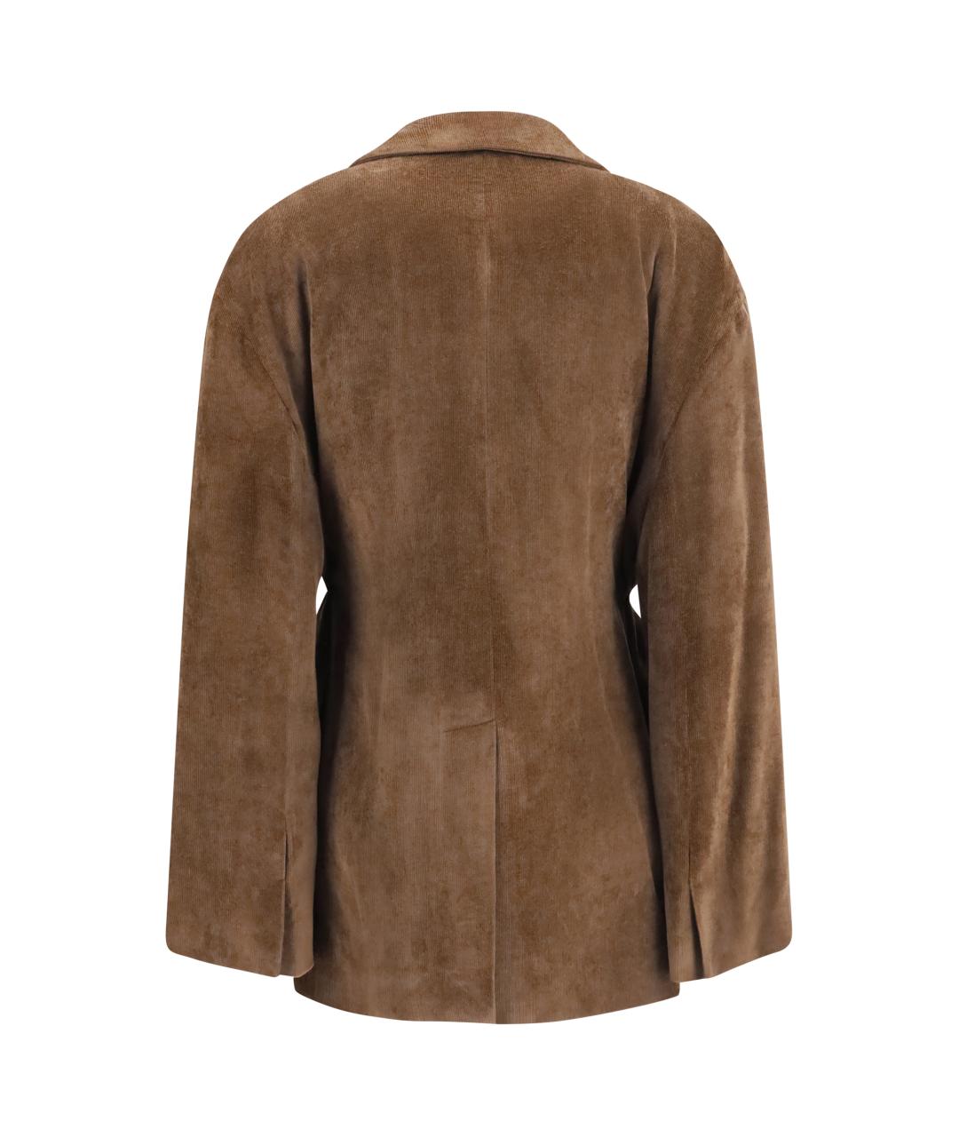 BRUNELLO CUCINELLI Коричневая кашемировая куртка, фото 2