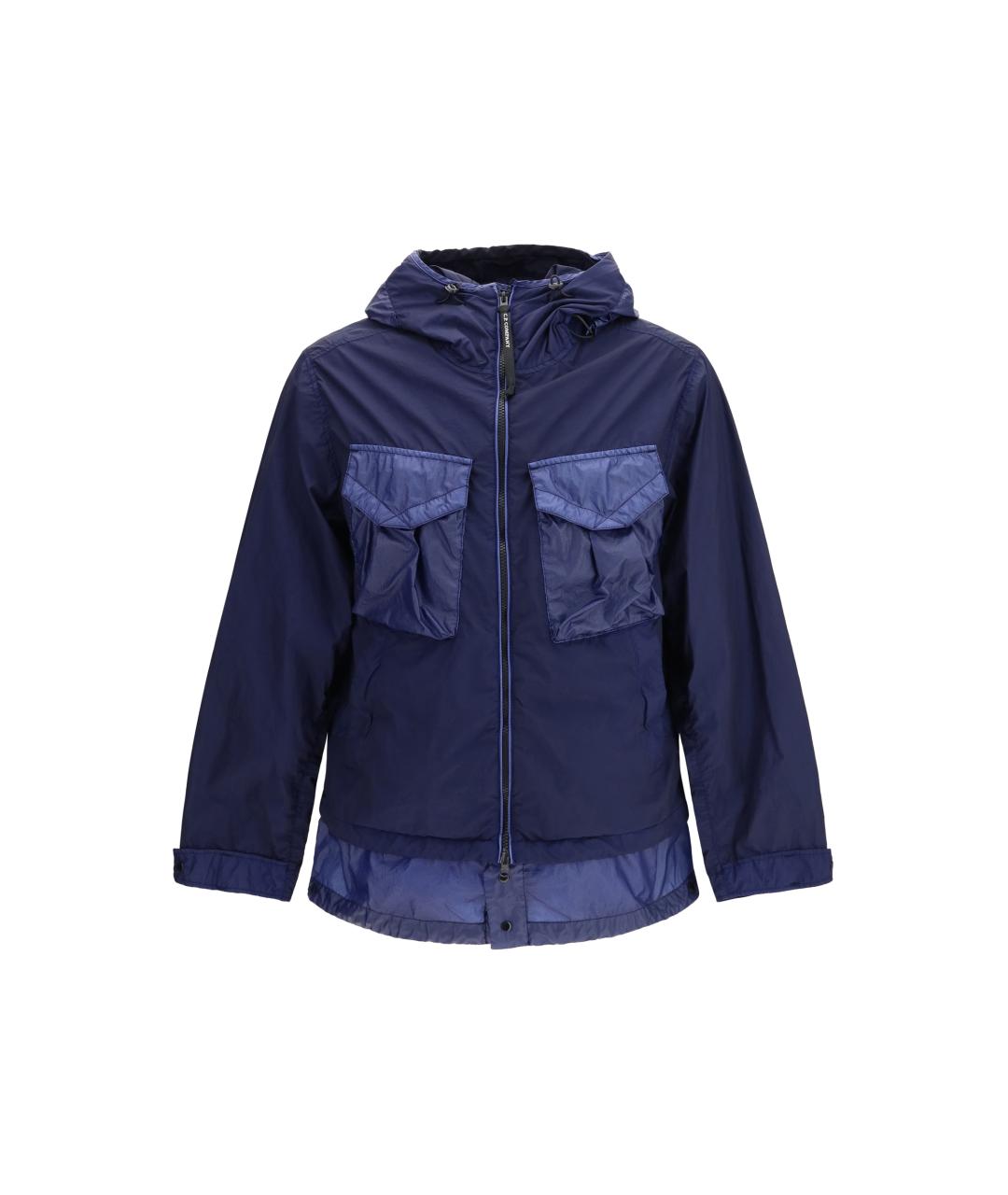 CP COMPANY Синяя полиамидовая куртка, фото 1