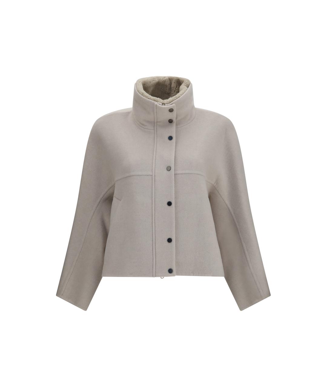 BRUNELLO CUCINELLI Мульти шерстяная куртка, фото 4