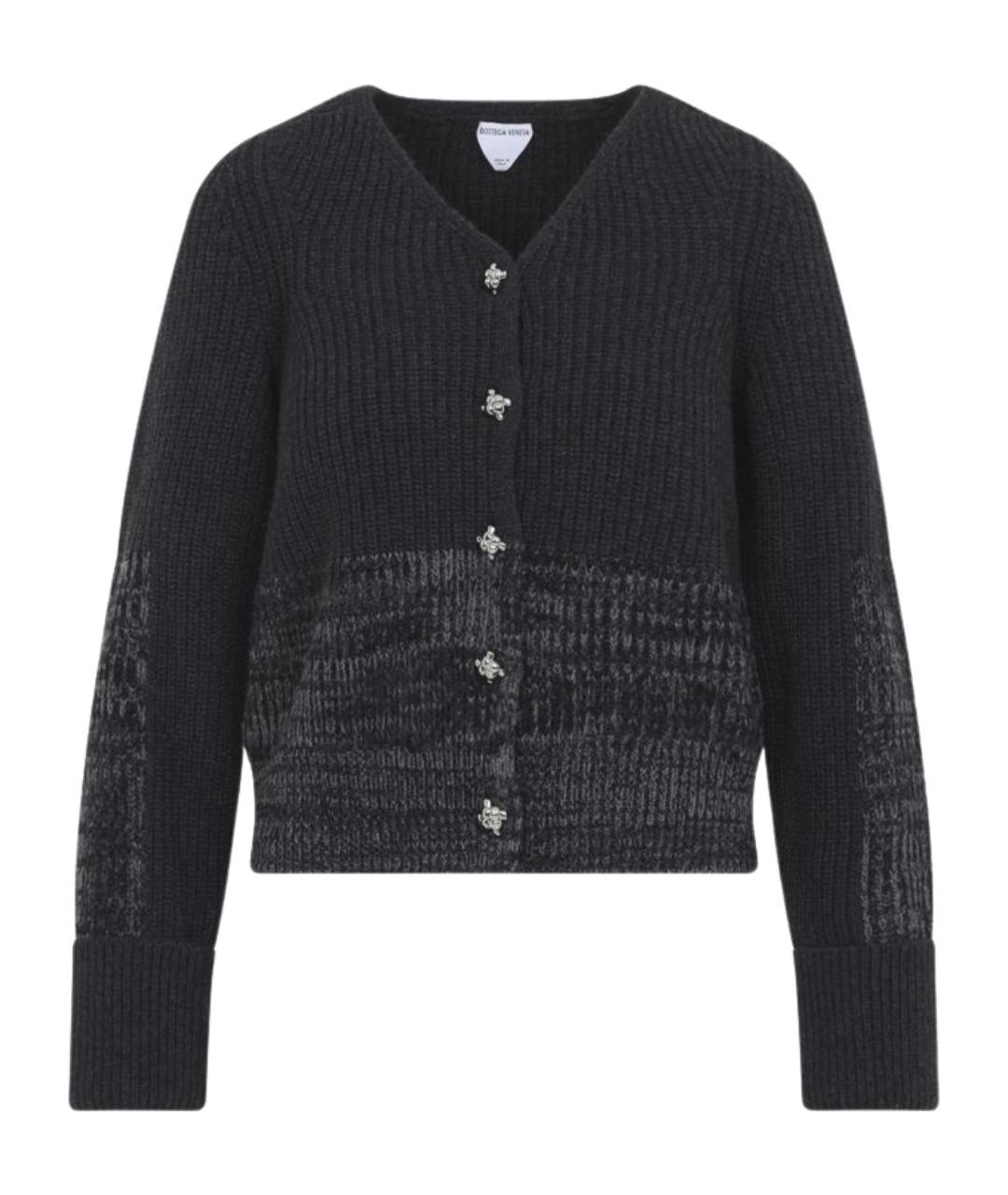 BOTTEGA VENETA Зеленый шерстяной кардиган, фото 1