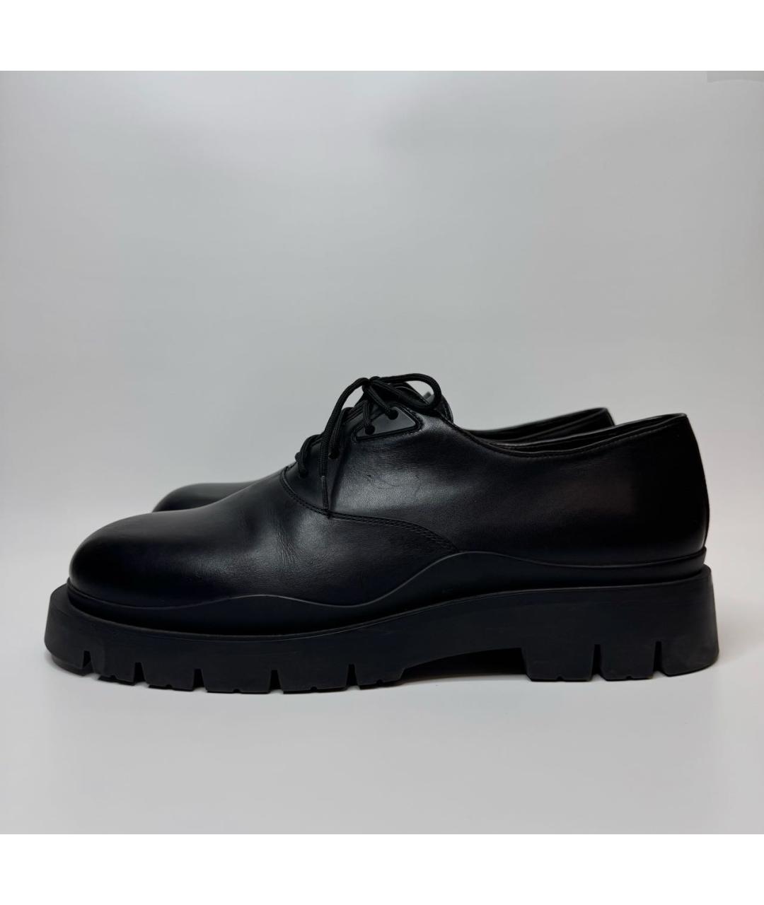 BOTTEGA VENETA Черные кожаные туфли, фото 4