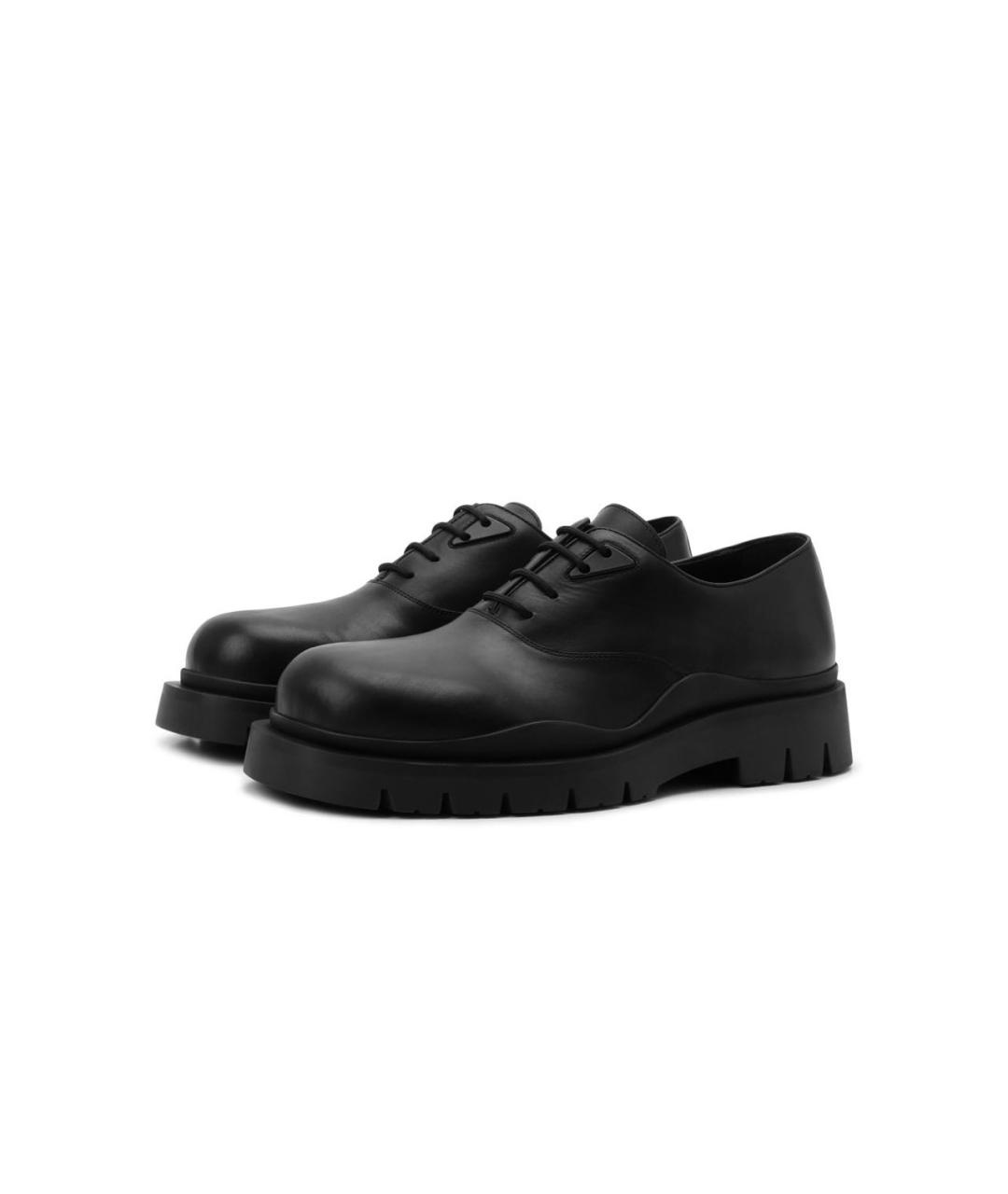 BOTTEGA VENETA Черные кожаные туфли, фото 7