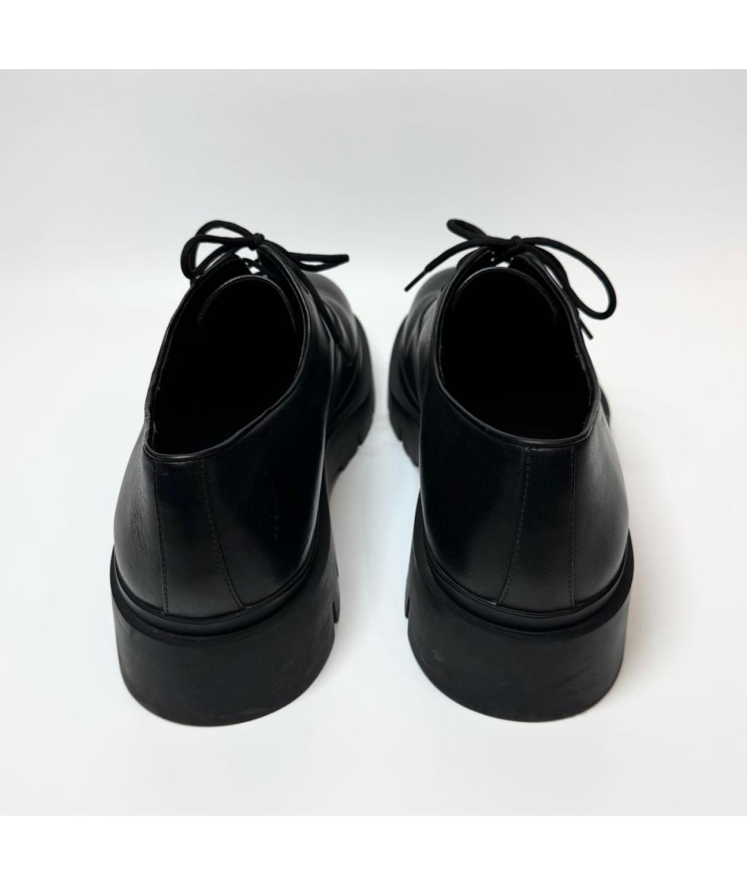 BOTTEGA VENETA Черные кожаные туфли, фото 6