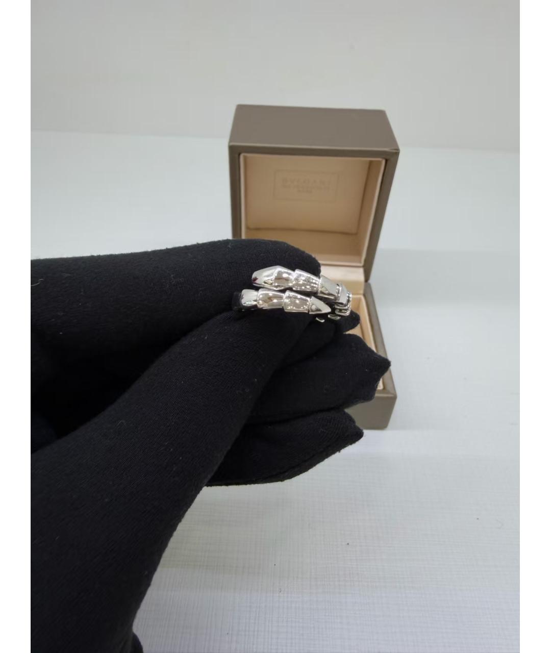 BVLGARI Серебряное кольцо из белого золота, фото 2