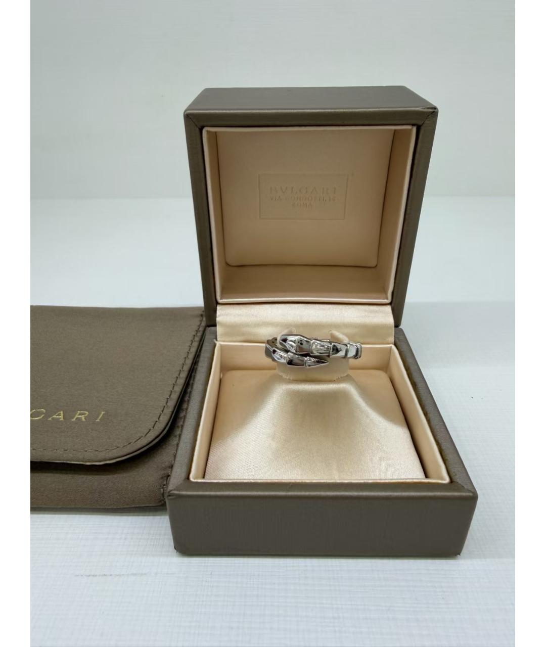 BVLGARI Серебряное кольцо из белого золота, фото 5