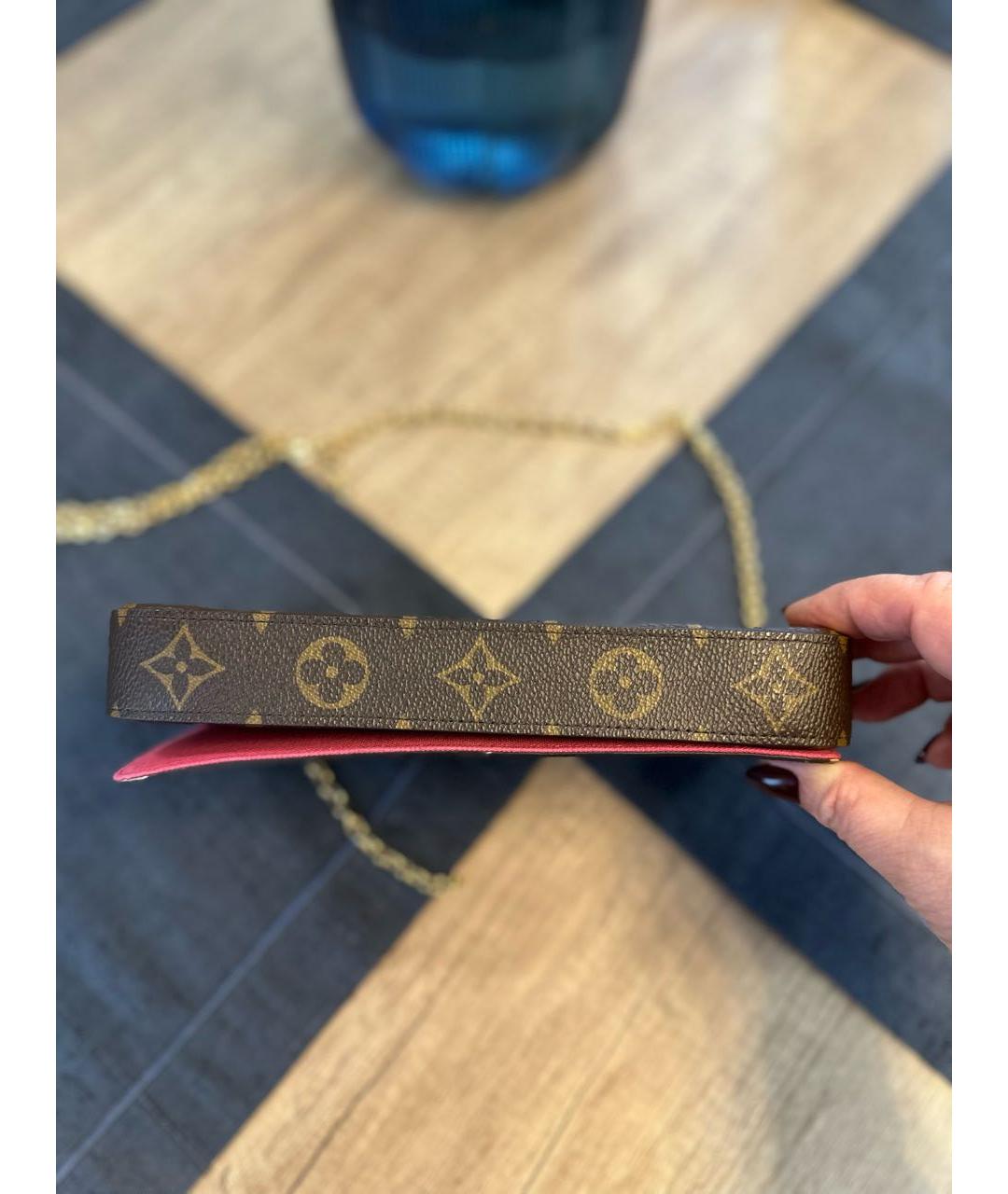 LOUIS VUITTON Коричневая сумка через плечо из канвы, фото 7
