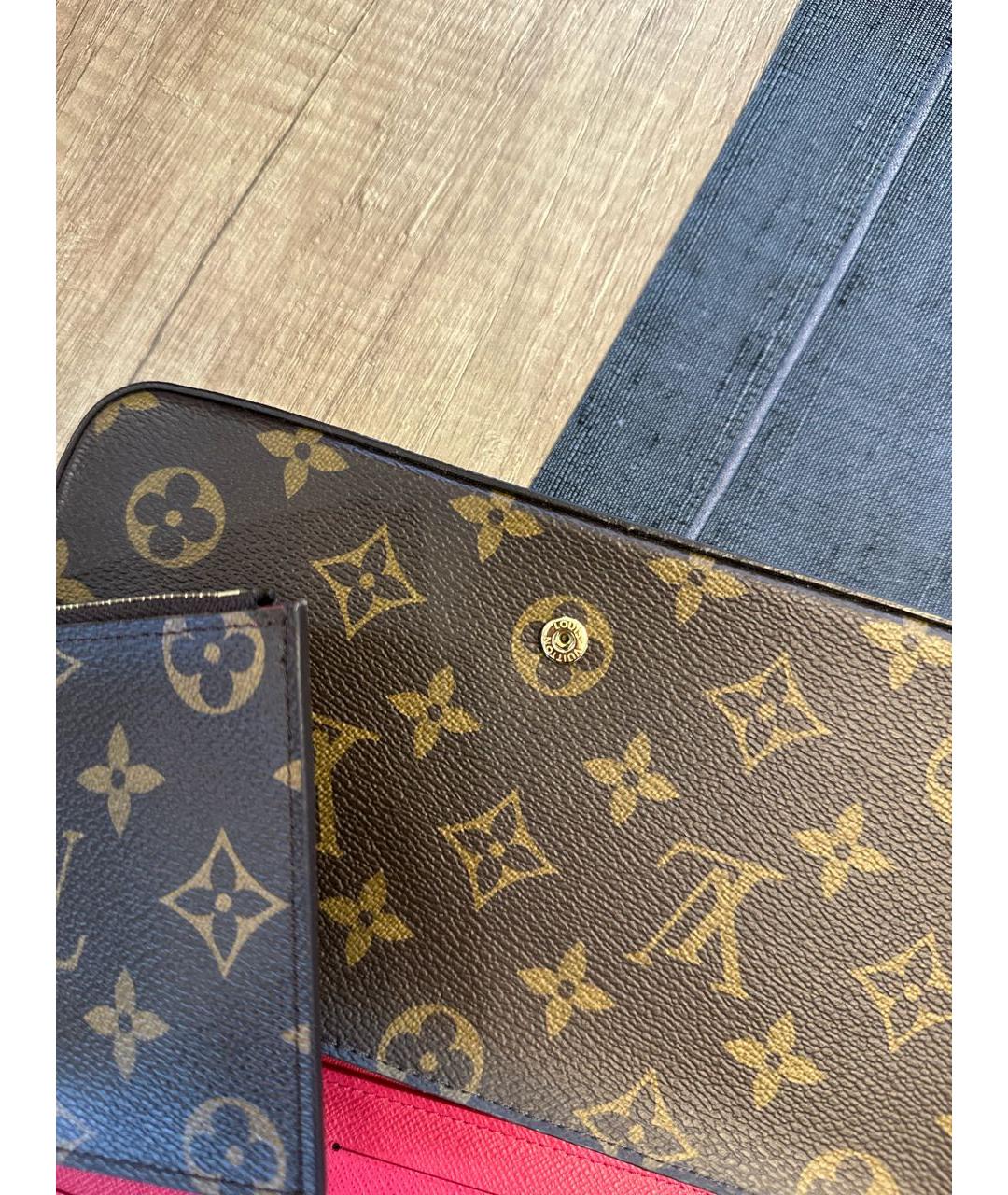 LOUIS VUITTON Коричневая сумка через плечо из канвы, фото 8