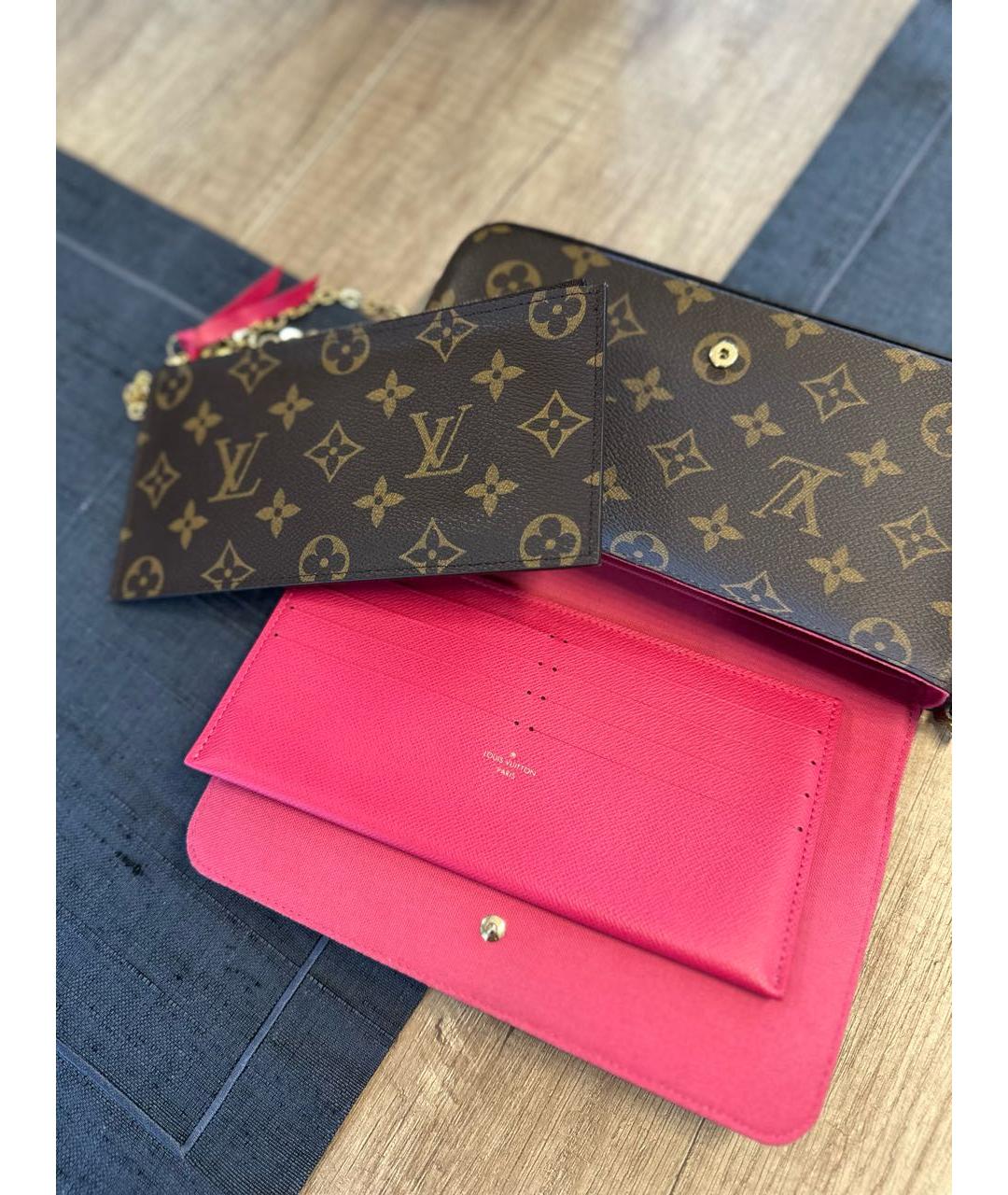 LOUIS VUITTON Коричневая сумка через плечо из канвы, фото 6