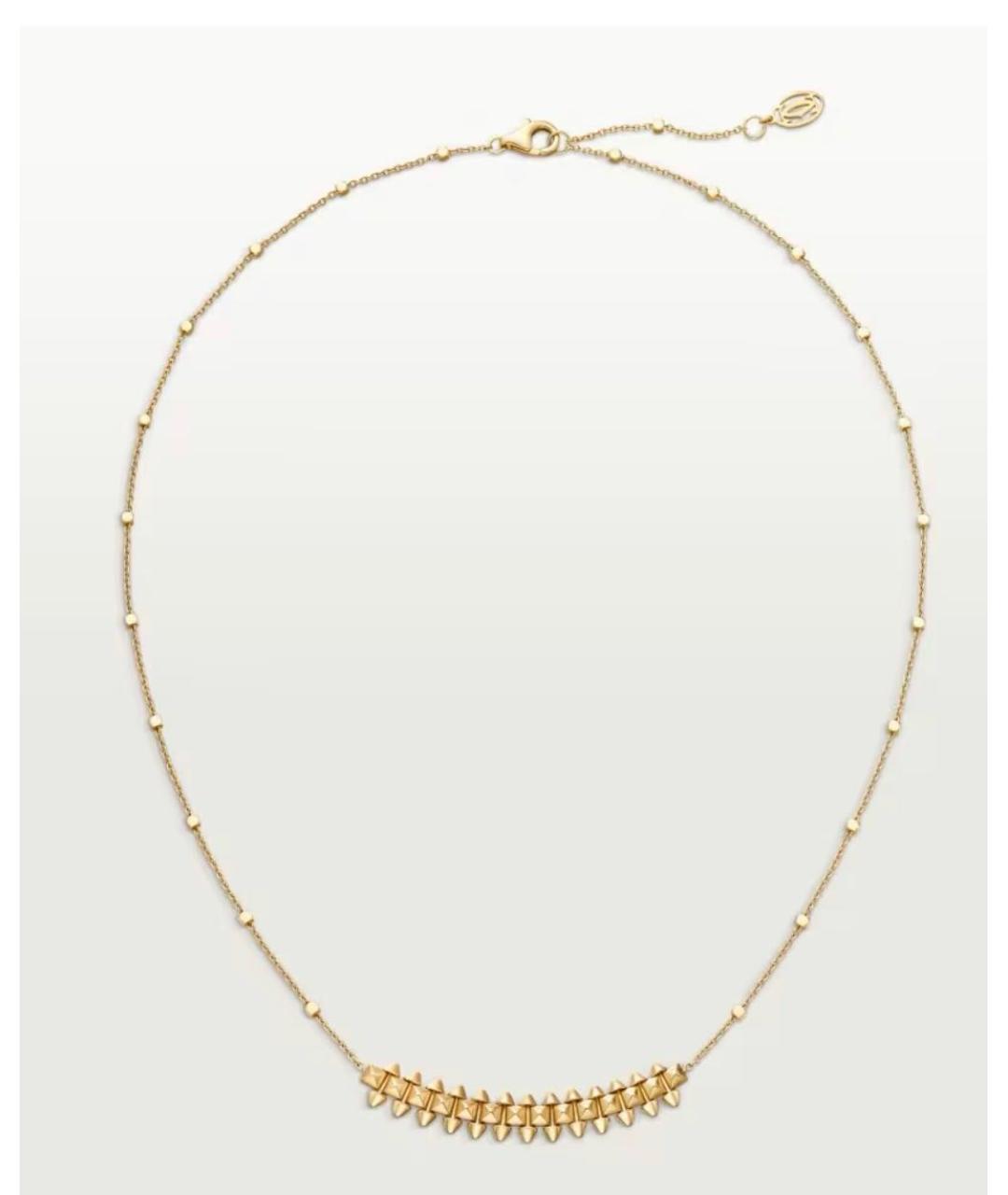 CARTIER Золотое колье из желтого золота, фото 3