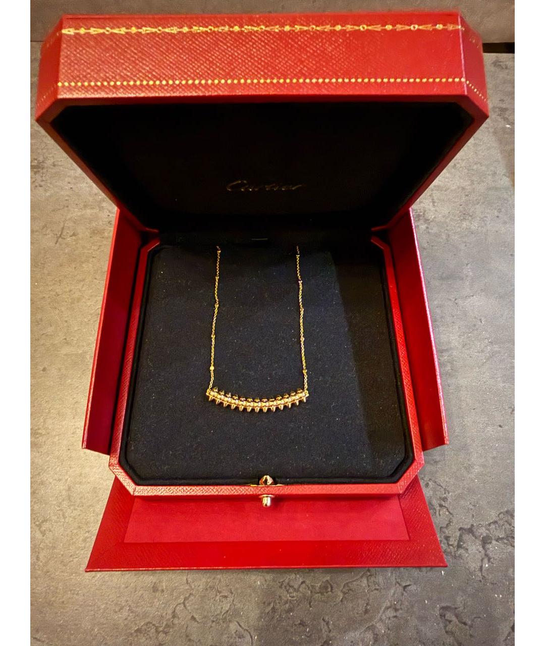 CARTIER Золотое колье из желтого золота, фото 5
