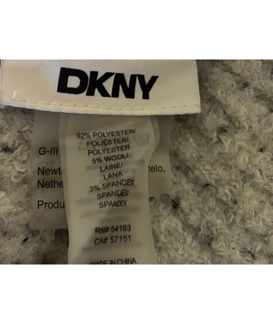 DKNY Серая шапка, фото 4