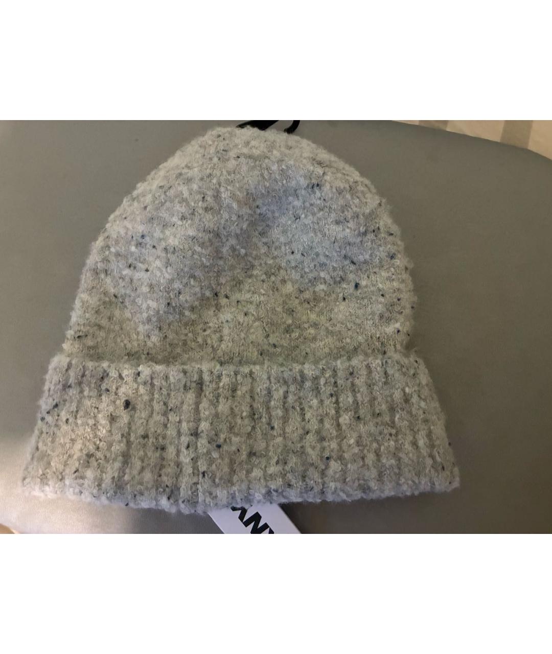 DKNY Серая шапка, фото 2
