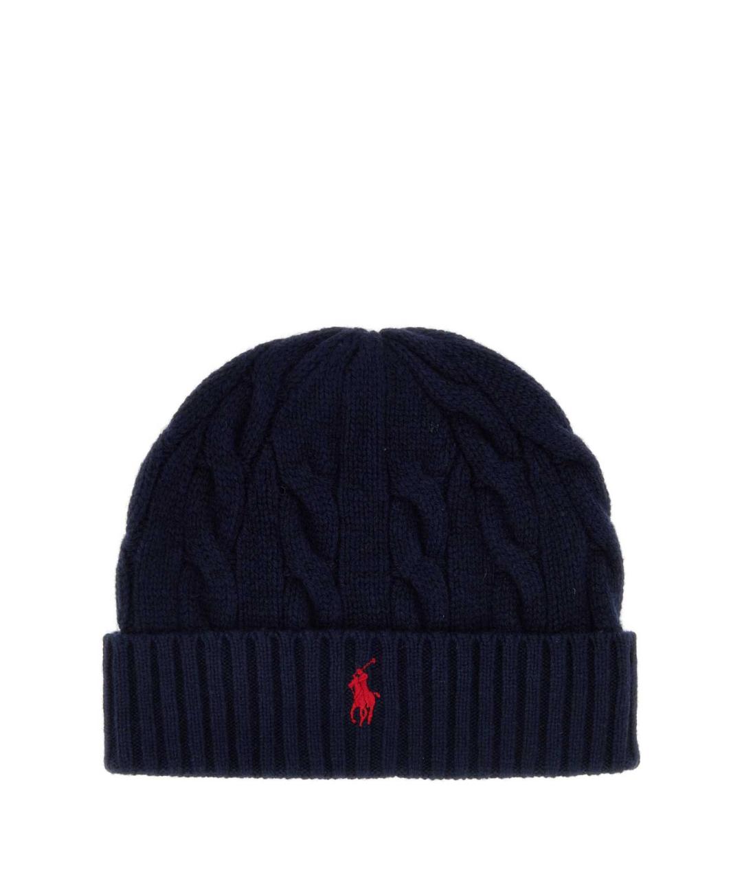 POLO RALPH LAUREN Синяя кашемировая шапка, фото 1