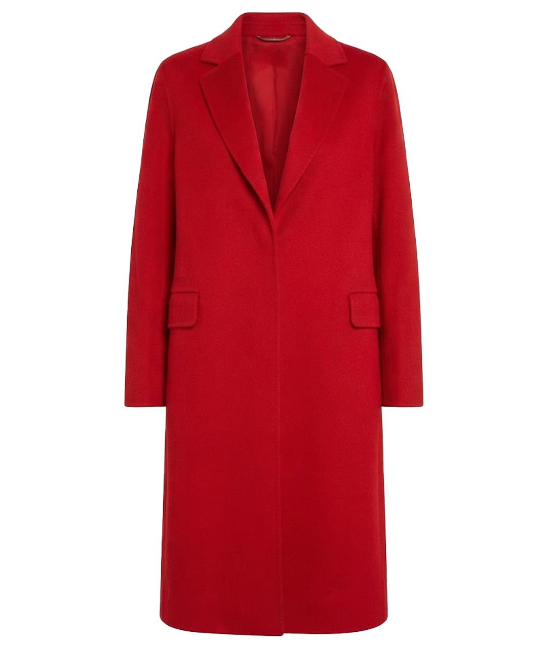 'S MAX MARA Красное шерстяное пальто, фото 1