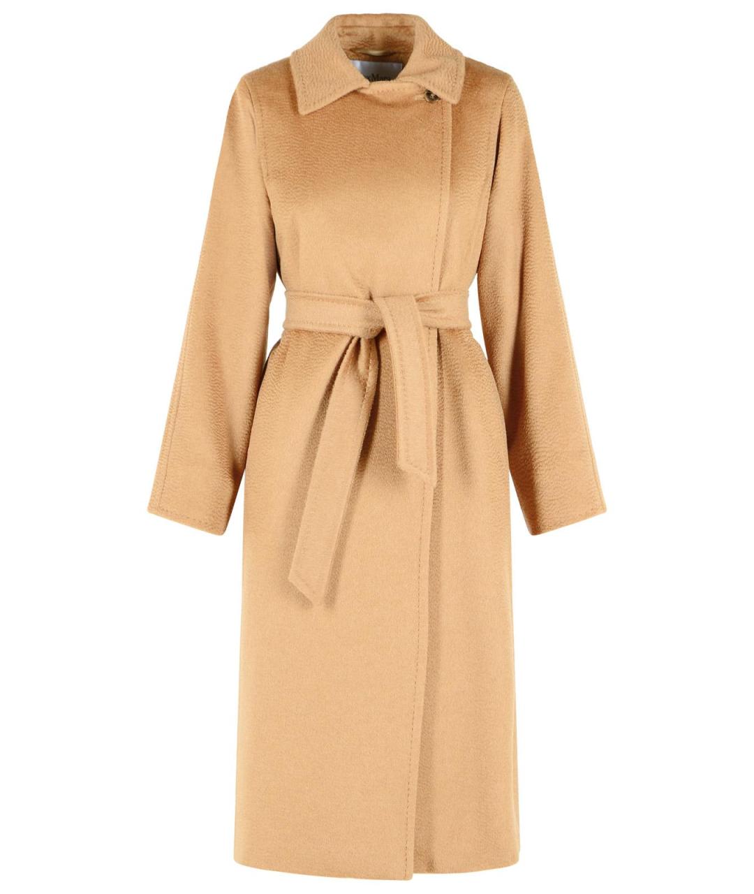 MAX MARA Бежевое шерстяное пальто, фото 1
