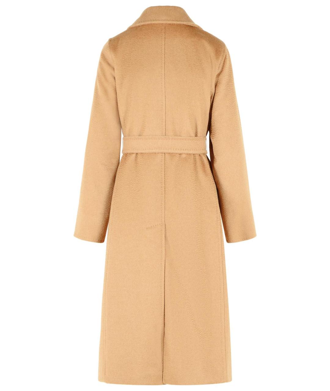 MAX MARA Бежевое шерстяное пальто, фото 3