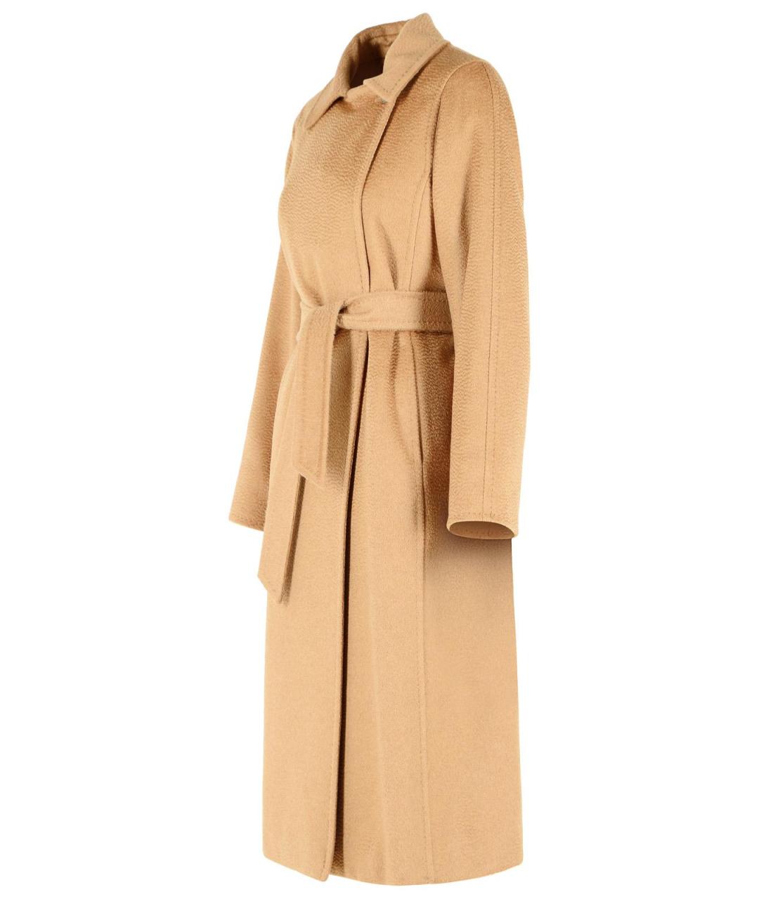 MAX MARA Бежевое шерстяное пальто, фото 2