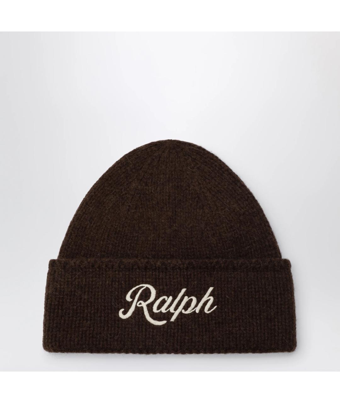 POLO RALPH LAUREN Коричневая шерстяная шапка, фото 3