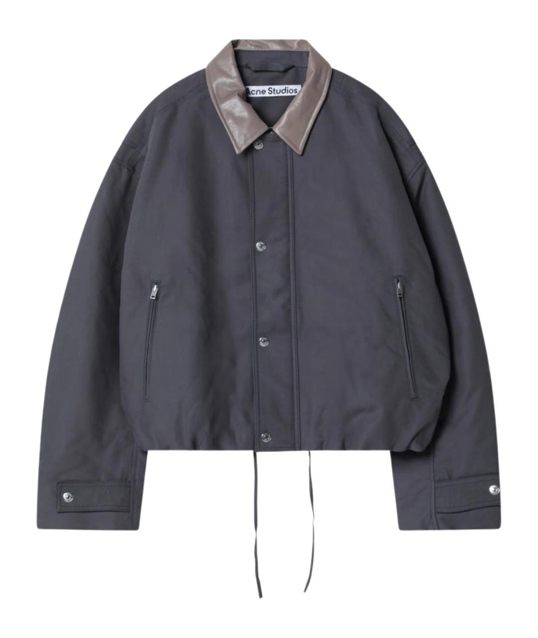 ACNE STUDIOS Серая хлопковая куртка, фото 1