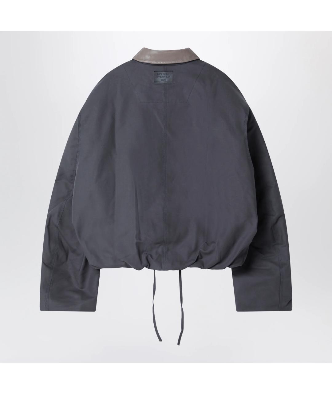 ACNE STUDIOS Серая хлопковая куртка, фото 2