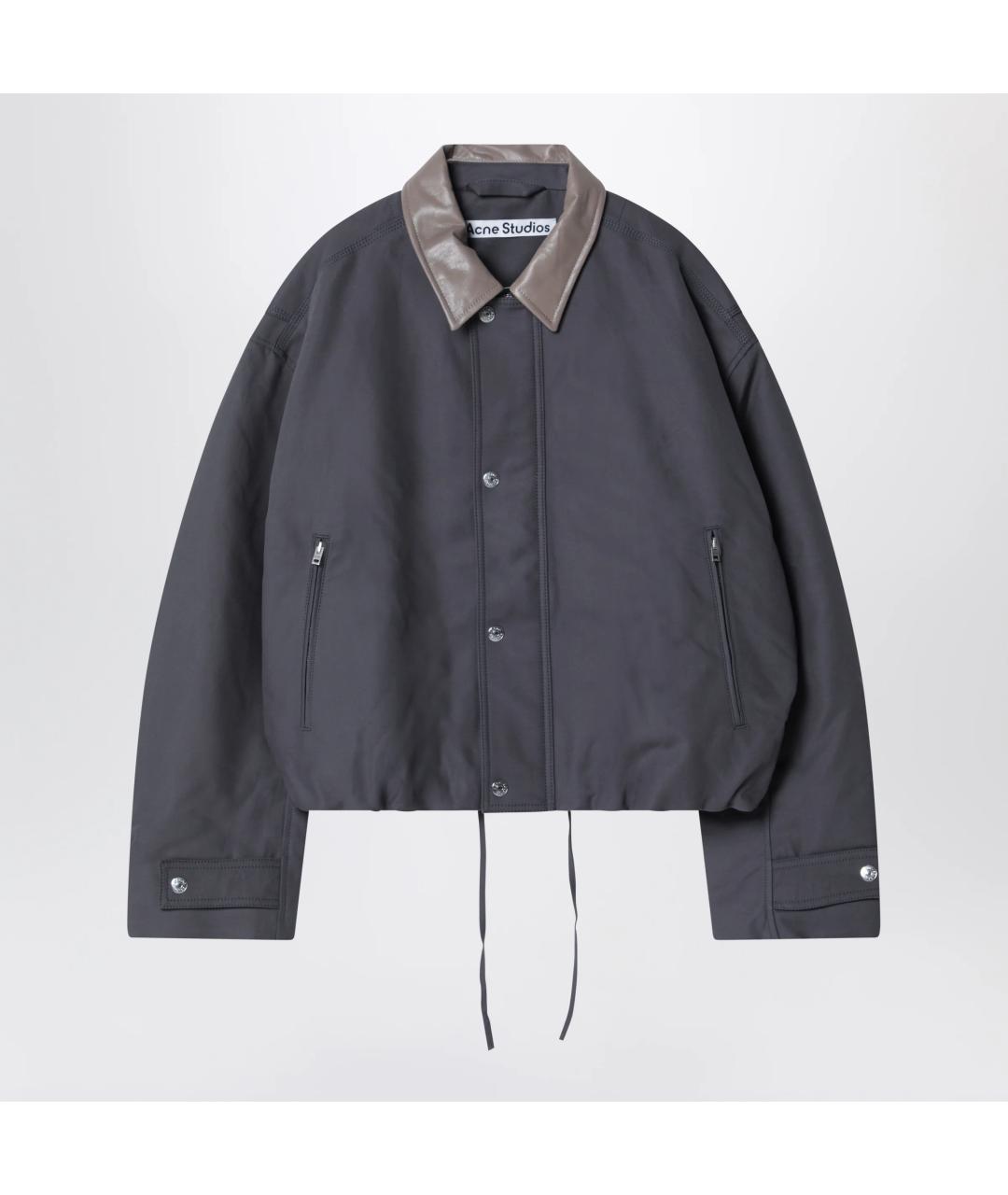 ACNE STUDIOS Серая хлопковая куртка, фото 3