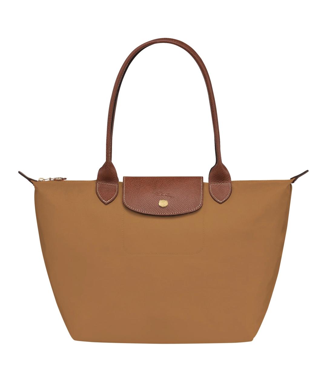 LONGCHAMP Коричневая нейлоновая сумка тоут, фото 1