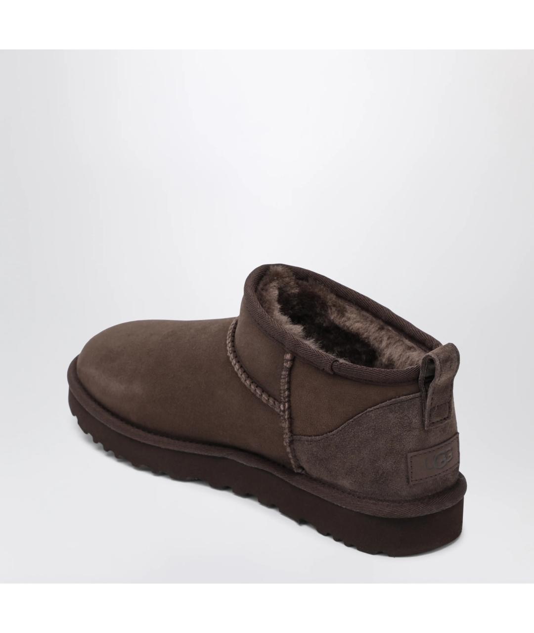 UGG Коричневые замшевые полусапоги, фото 2