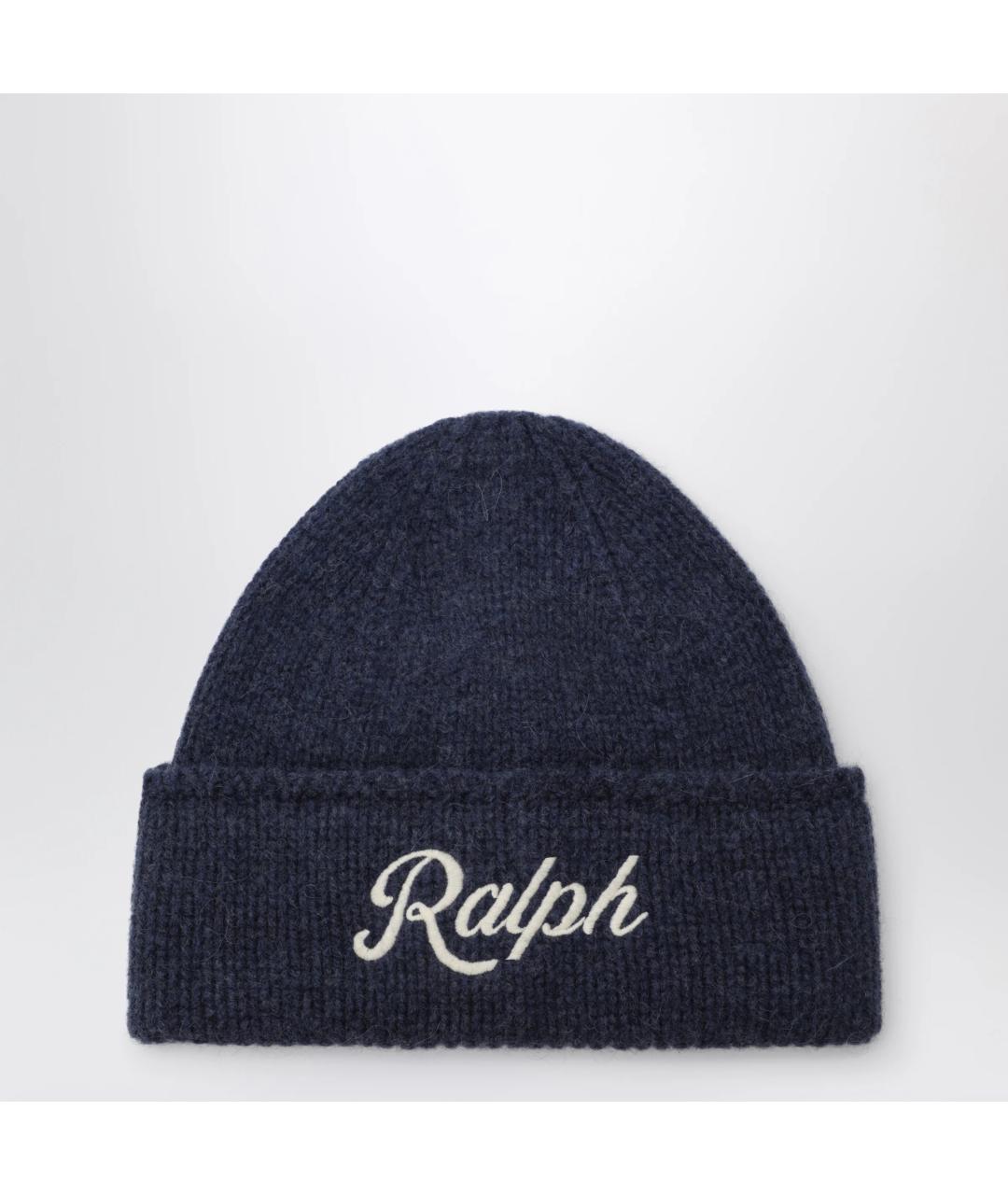 POLO RALPH LAUREN Синяя шерстяная шапка, фото 3