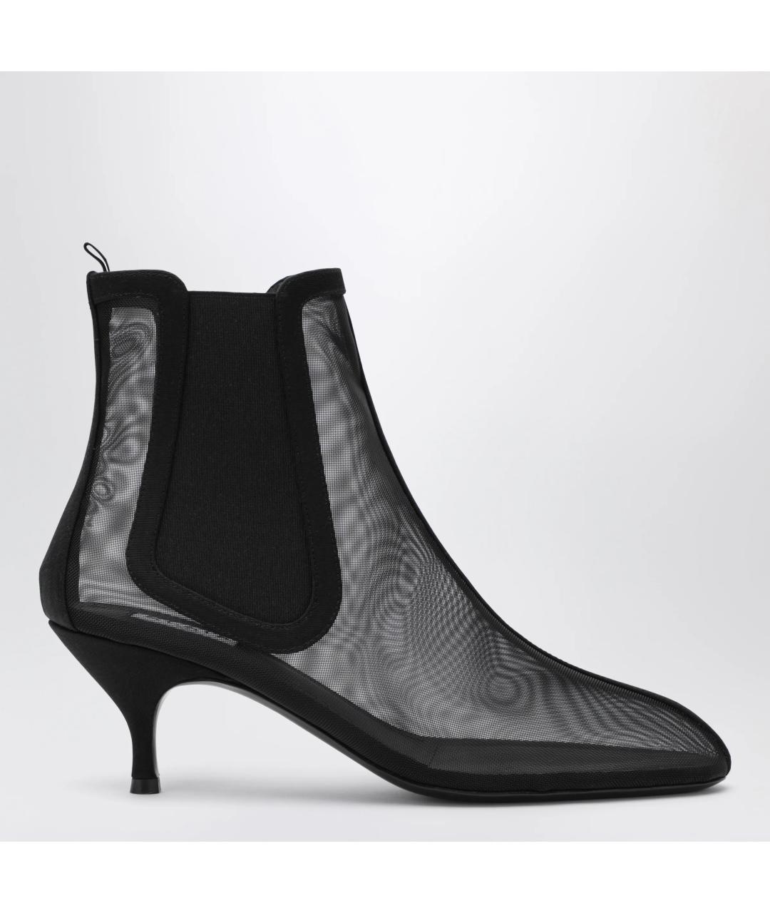 ALAIA Черные синтетические ботильоны, фото 3