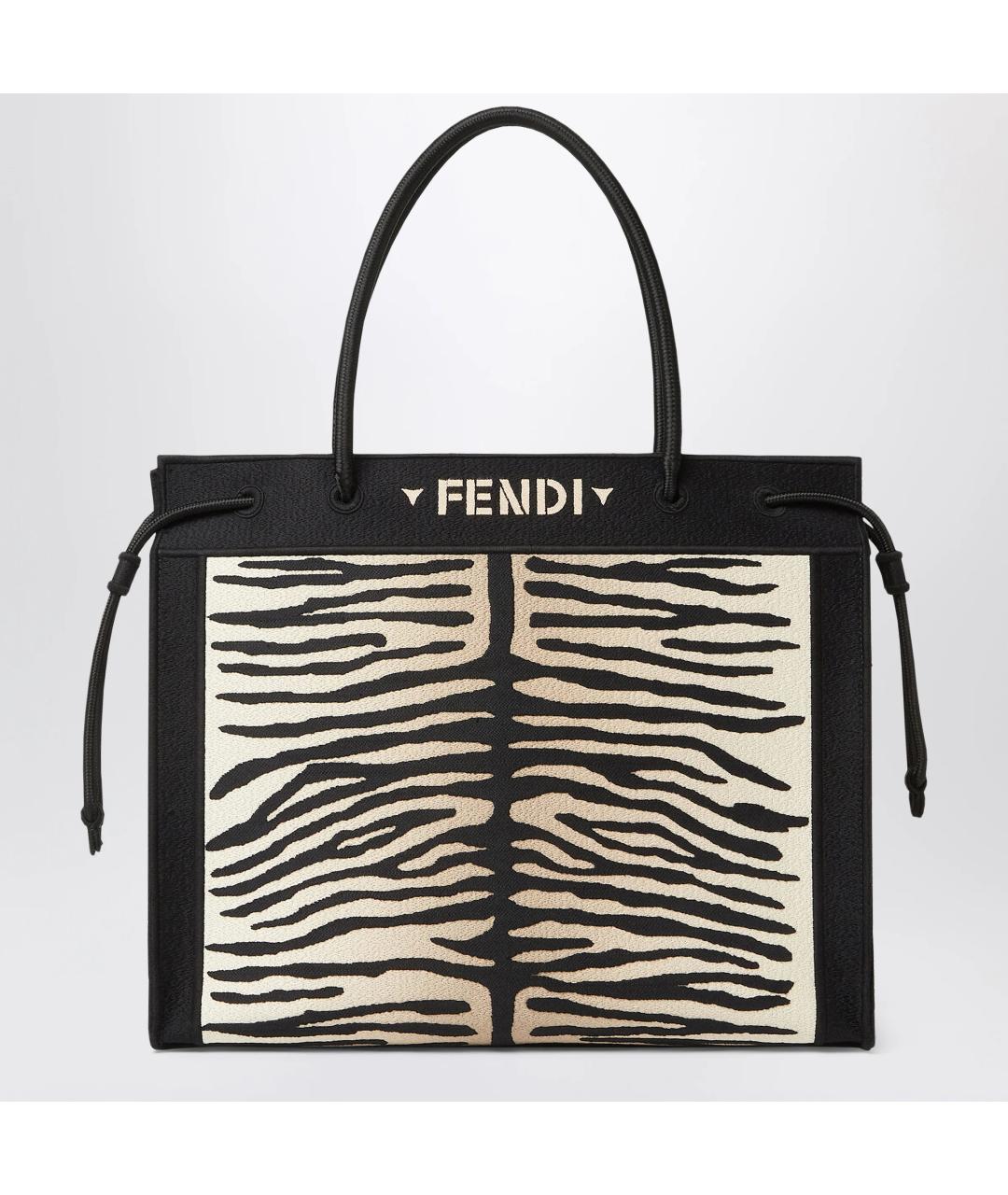 FENDI Мульти тканевая сумка тоут, фото 3