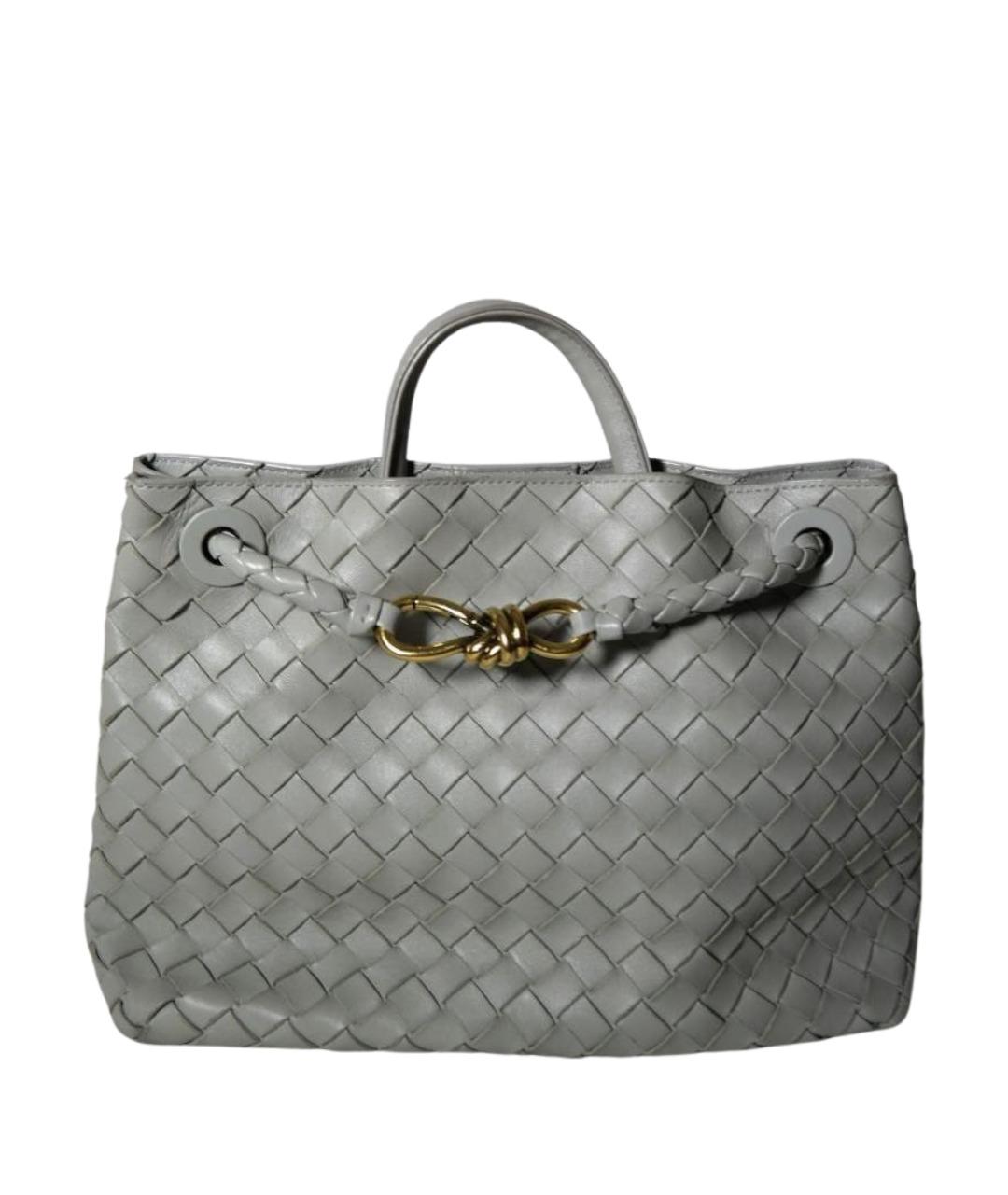 BOTTEGA VENETA Голубая кожаная сумка через плечо, фото 1