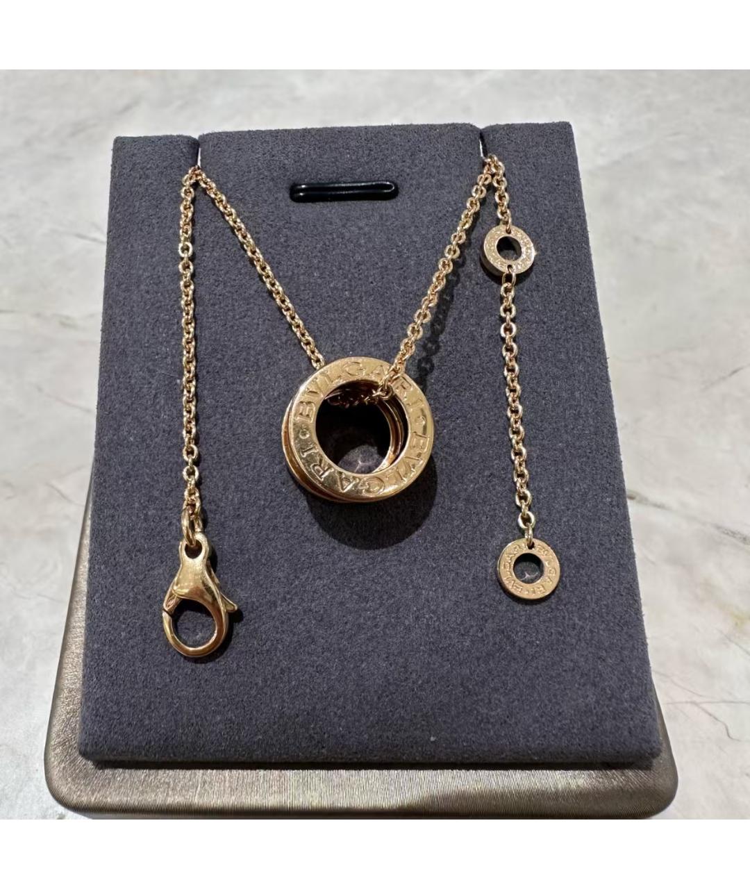 BVLGARI Золотое колье из розового золота, фото 3