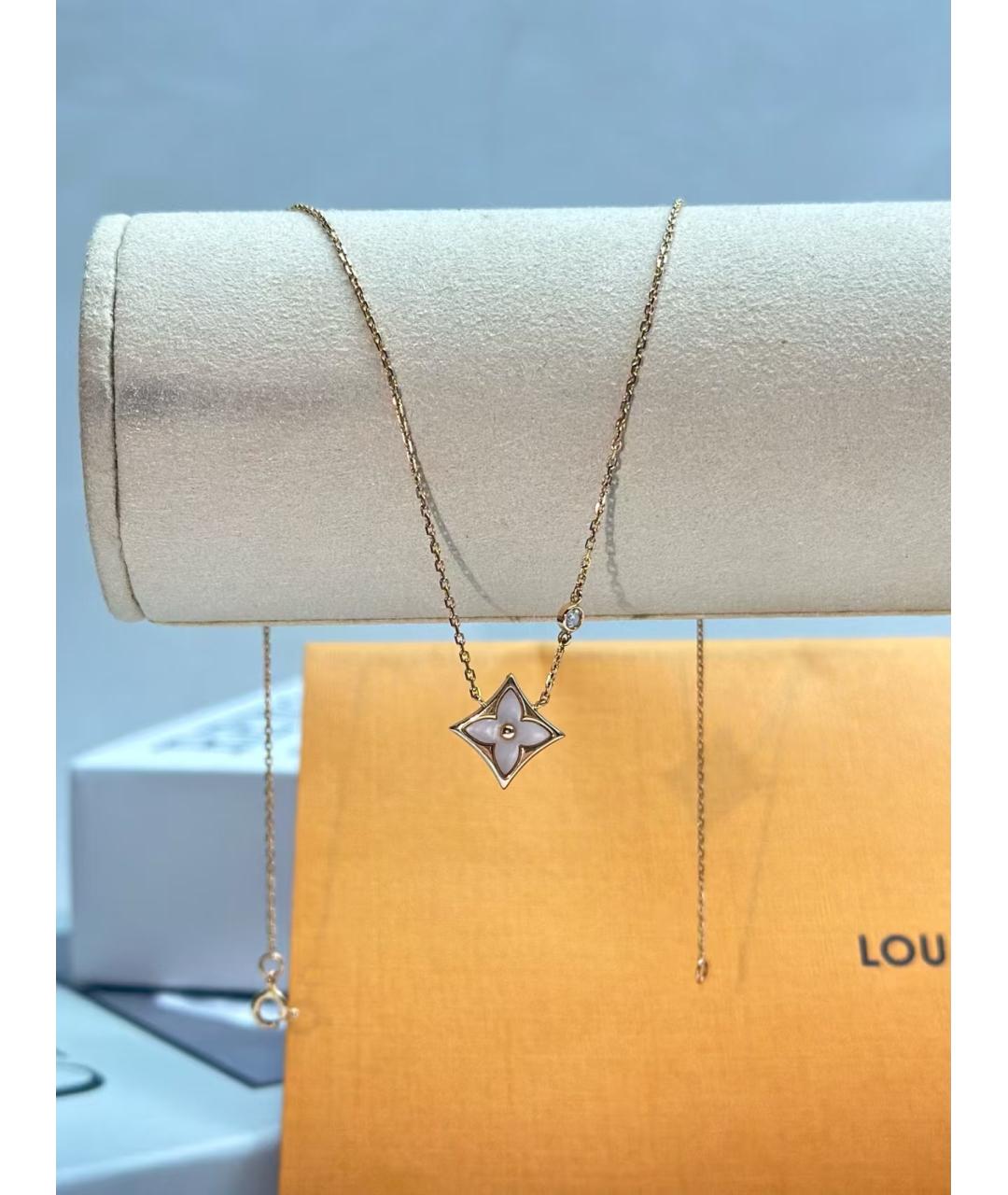 LOUIS VUITTON Золотое колье, фото 2
