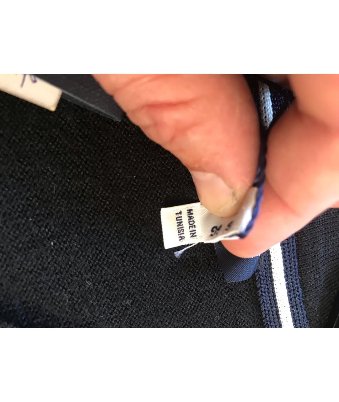 ARMANI JEANS Черная шерстяная жилетка, фото 4