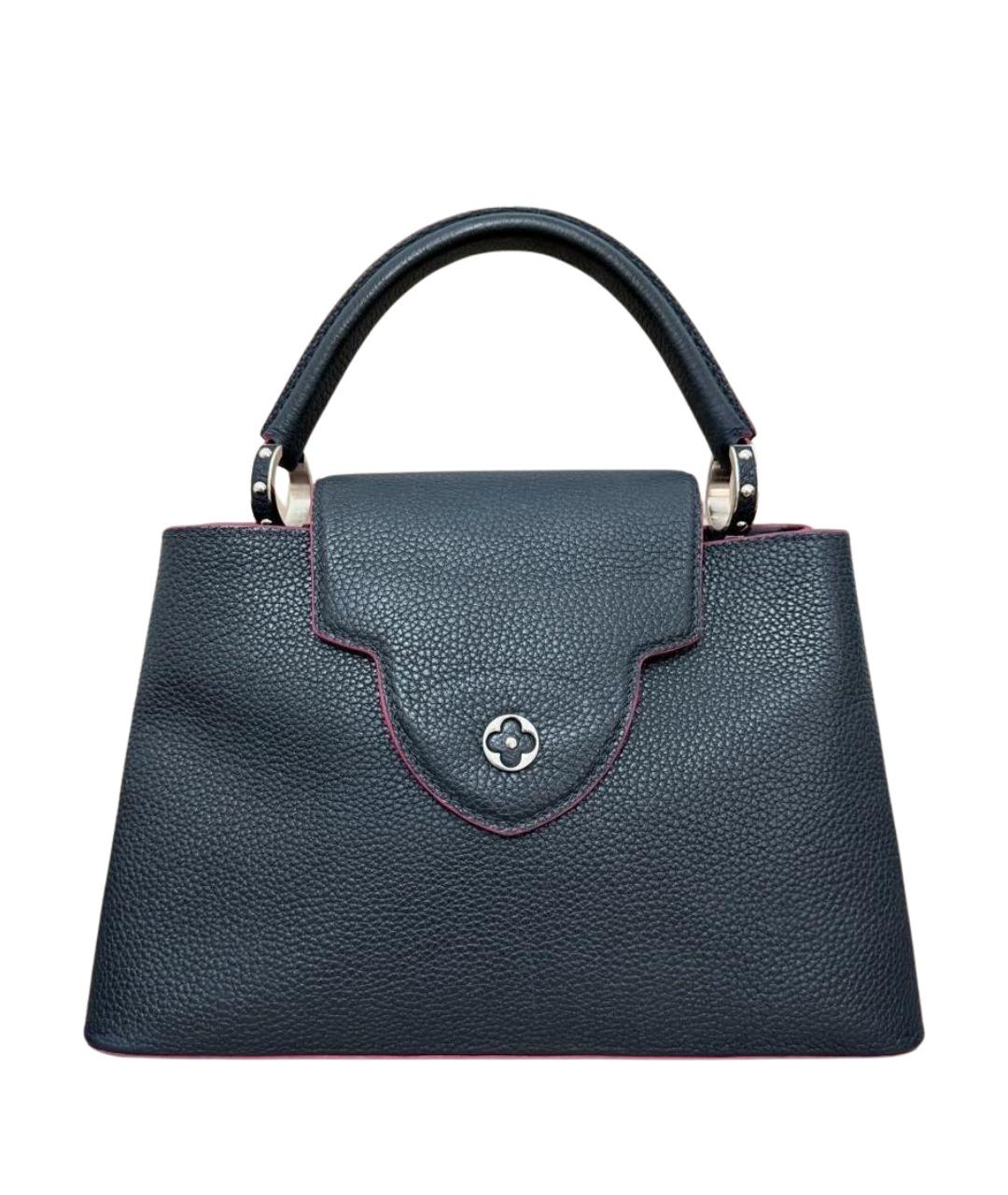 LOUIS VUITTON Темно-синяя кожаная сумка через плечо, фото 1