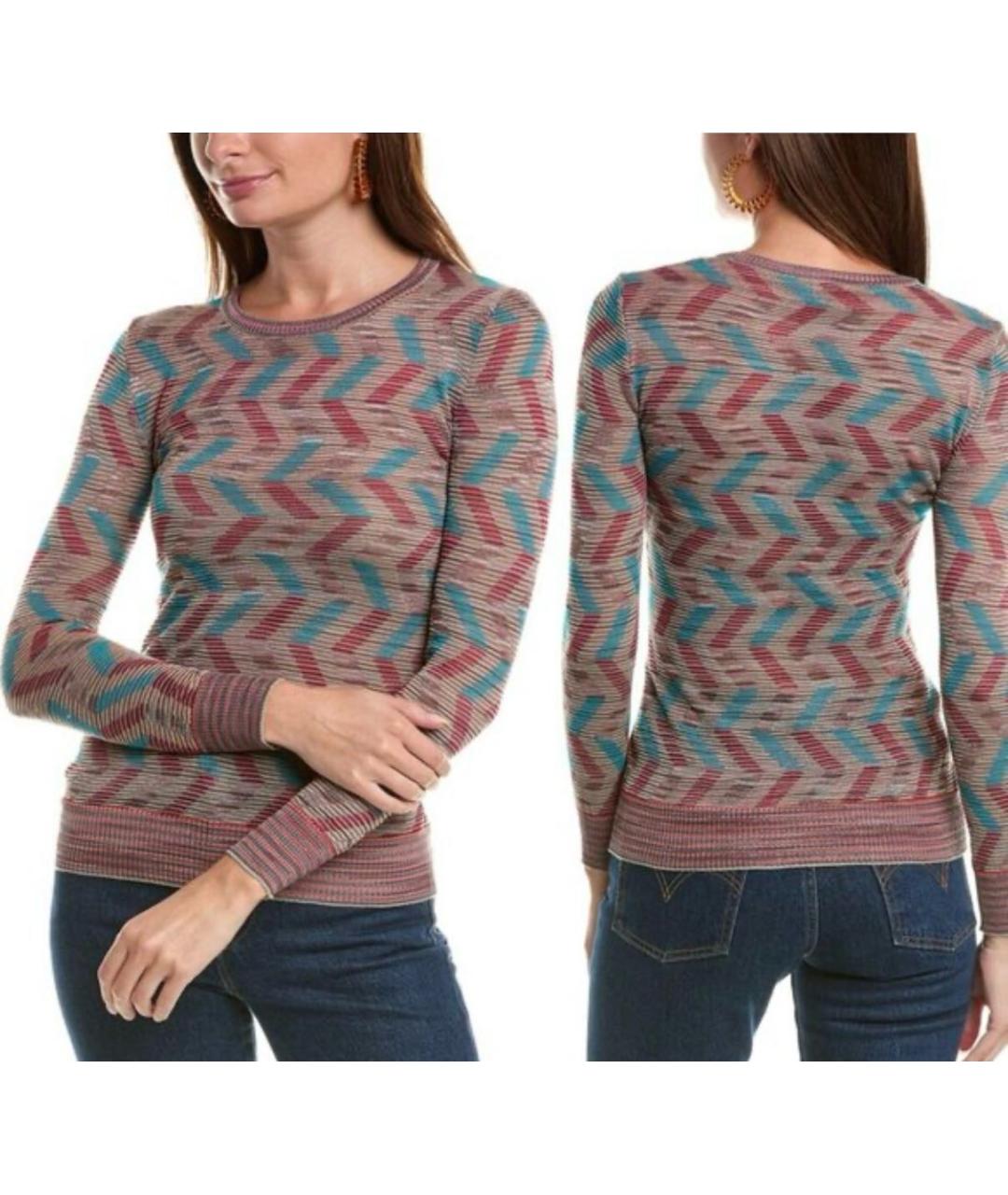 M MISSONI Мульти шерстяной джемпер / свитер, фото 7