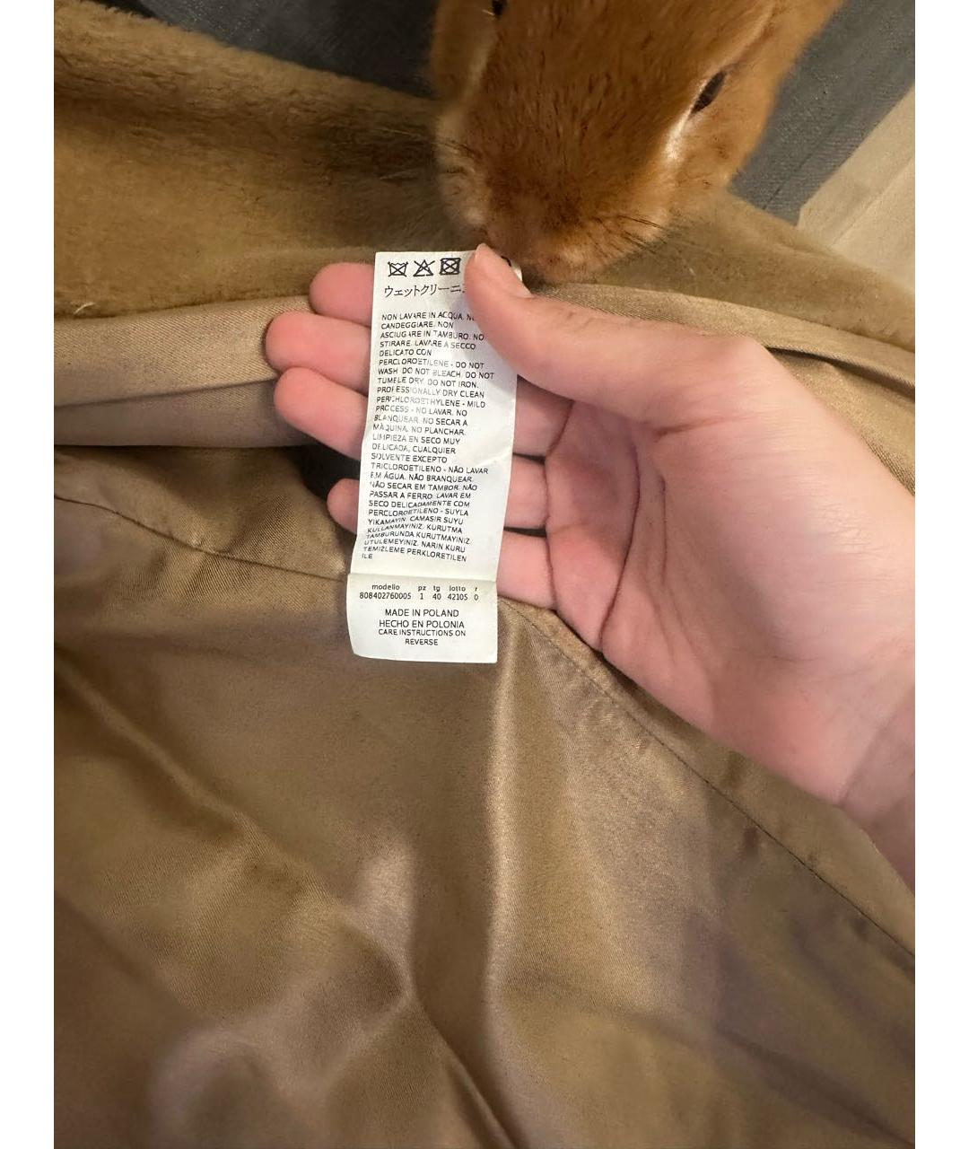 MAX MARA Коричневая шуба, фото 7