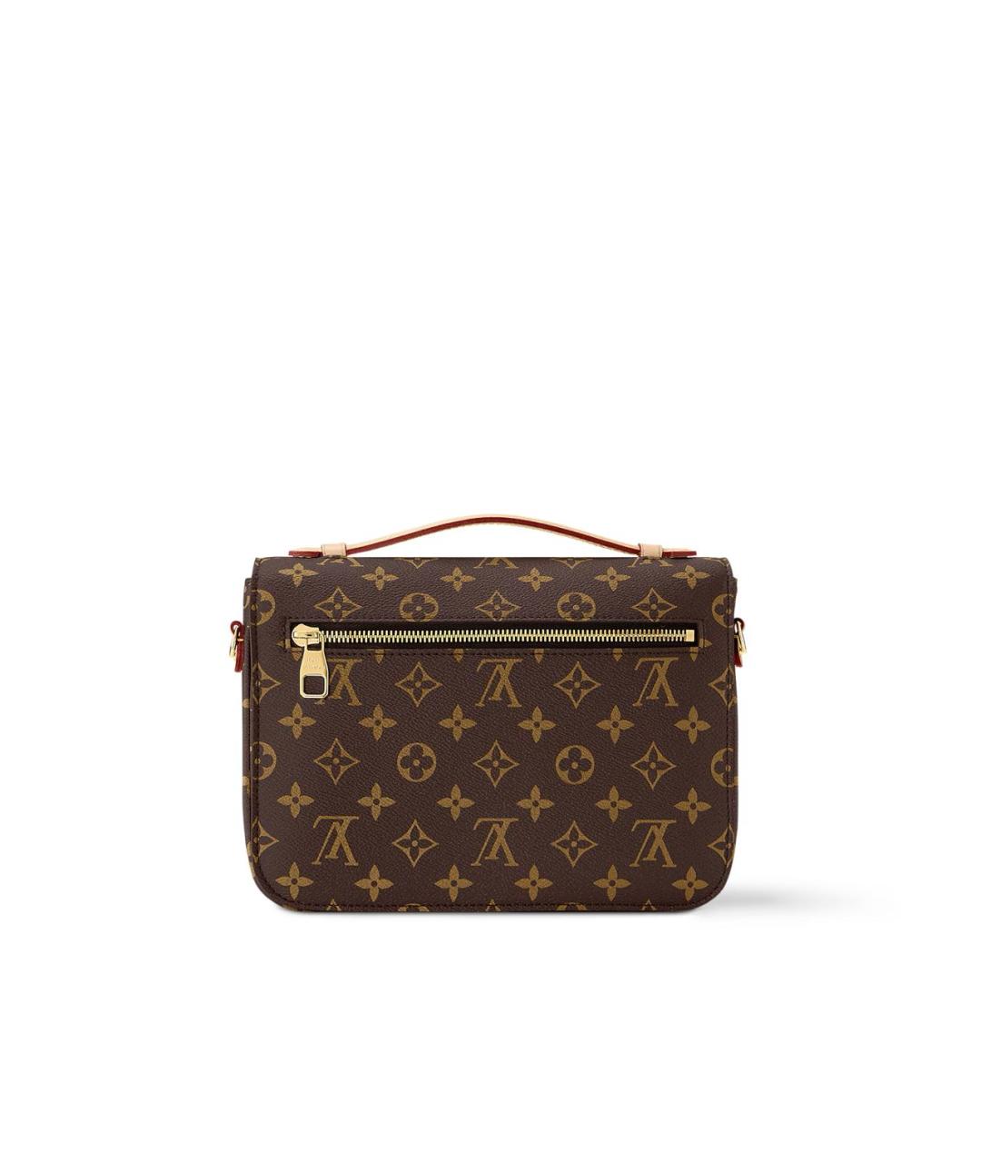 LOUIS VUITTON Коричневая сумка через плечо из канвы, фото 4