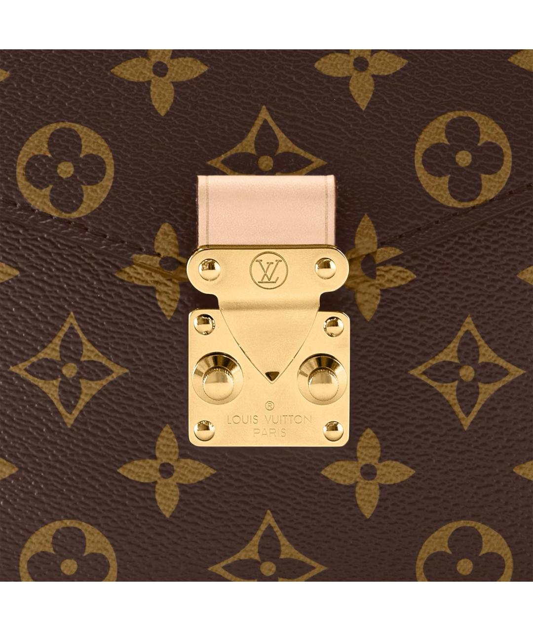 LOUIS VUITTON Коричневая сумка через плечо из канвы, фото 3
