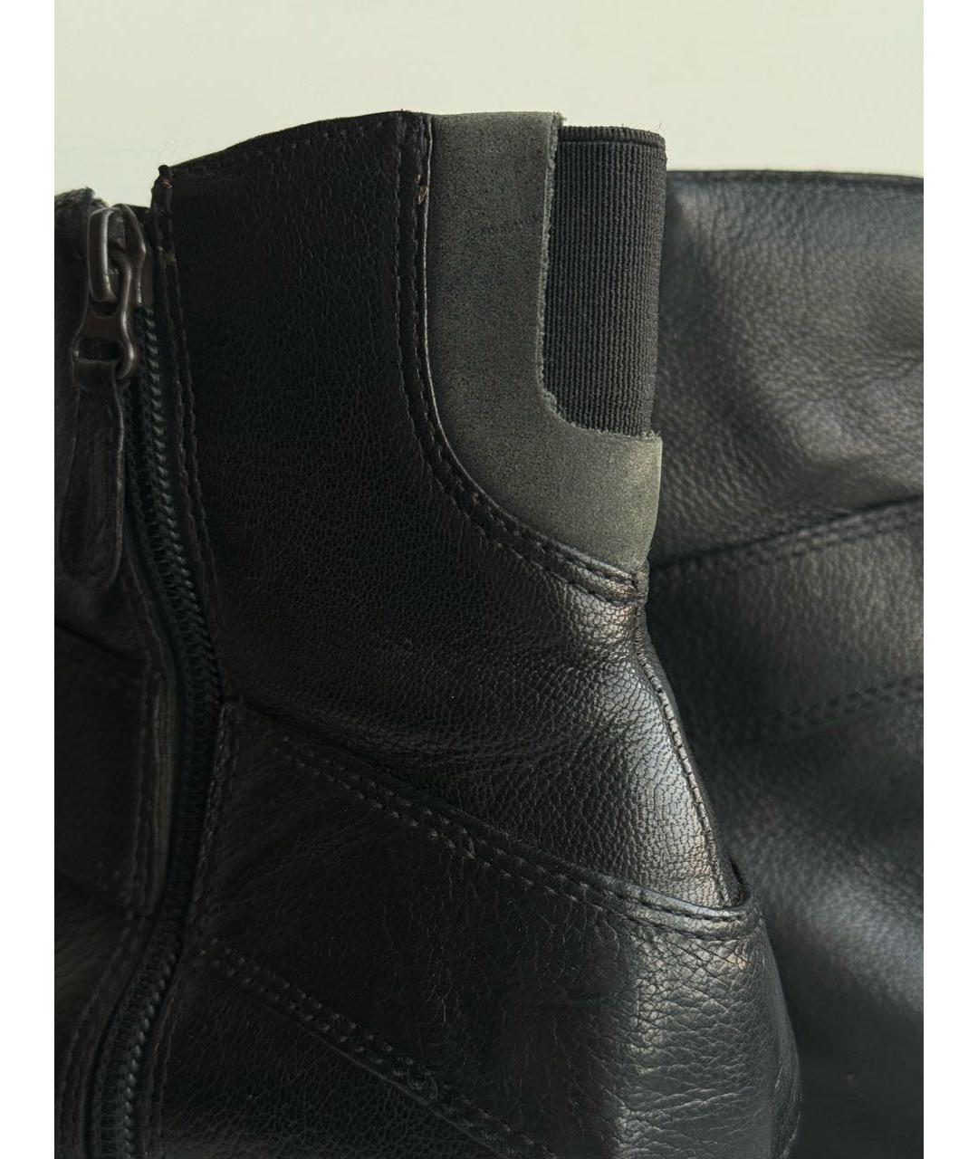 CLARKS Черные кожаные сапоги, фото 4