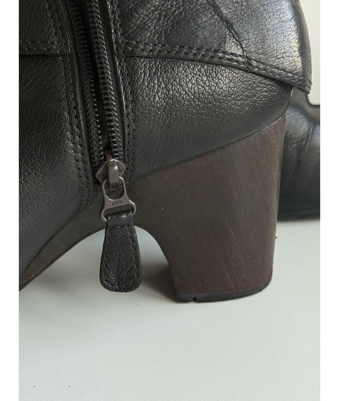 CLARKS Черные кожаные сапоги, фото 5