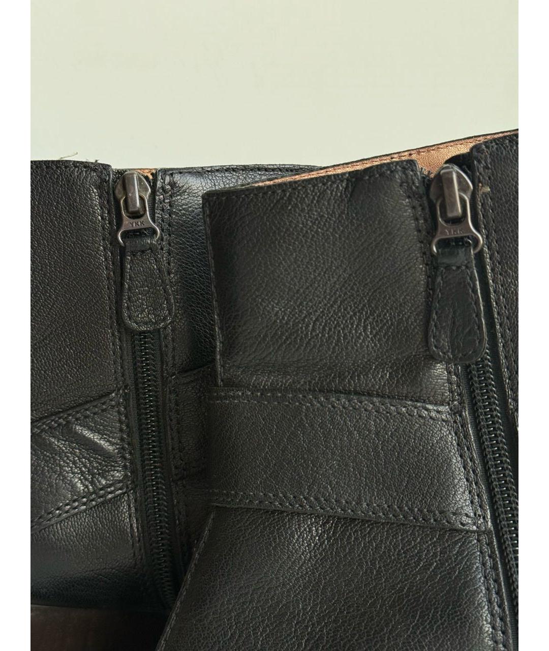 CLARKS Черные кожаные сапоги, фото 6