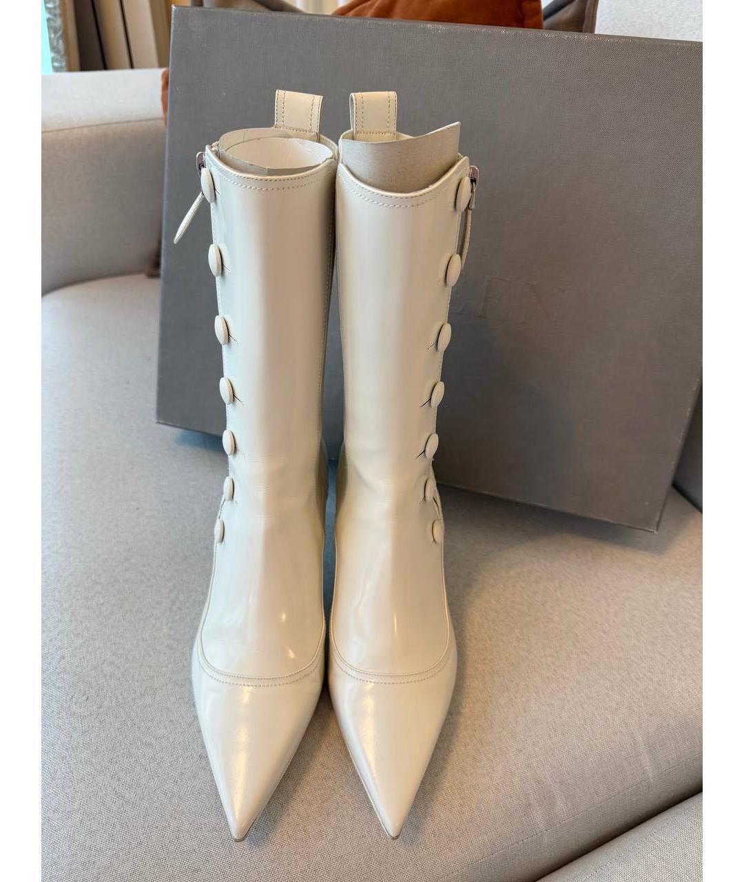 ALEXANDER MCQUEEN Белые сапоги, фото 2