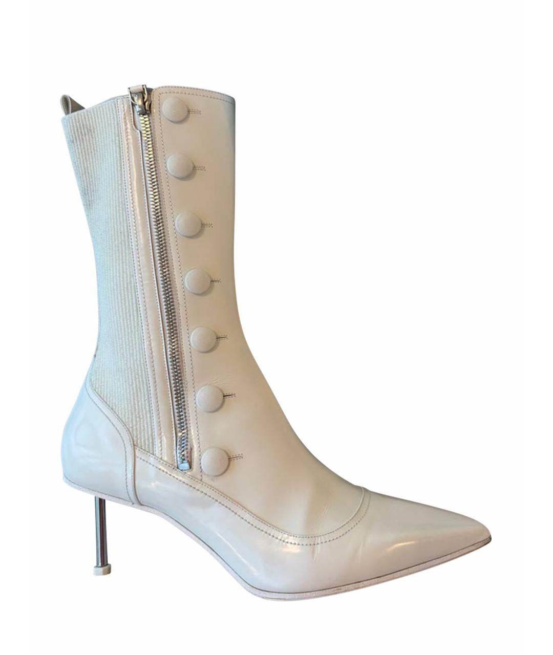 ALEXANDER MCQUEEN Белые сапоги, фото 8