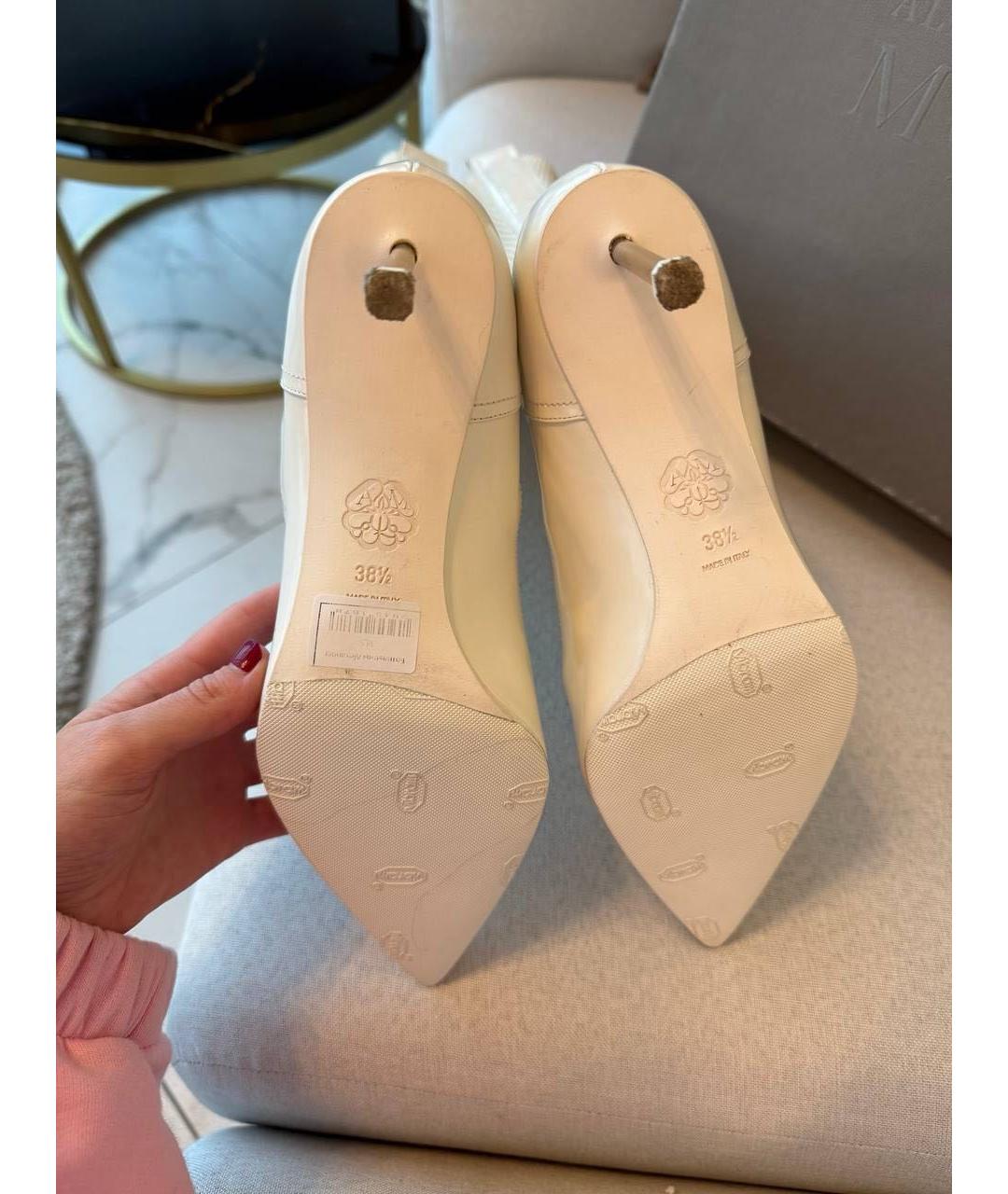 ALEXANDER MCQUEEN Белые сапоги, фото 3