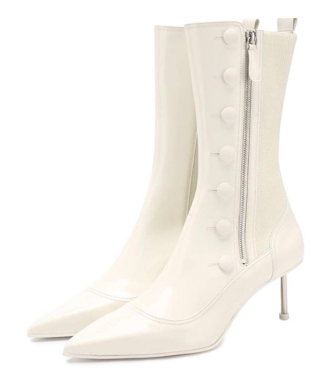 ALEXANDER MCQUEEN Белые сапоги, фото 7