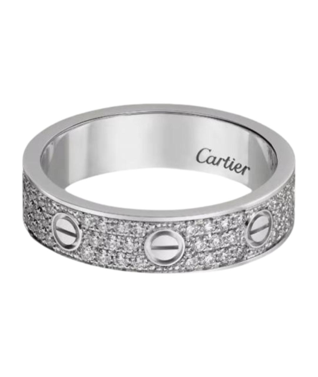 CARTIER Серебряное кольцо из белого золота, фото 1