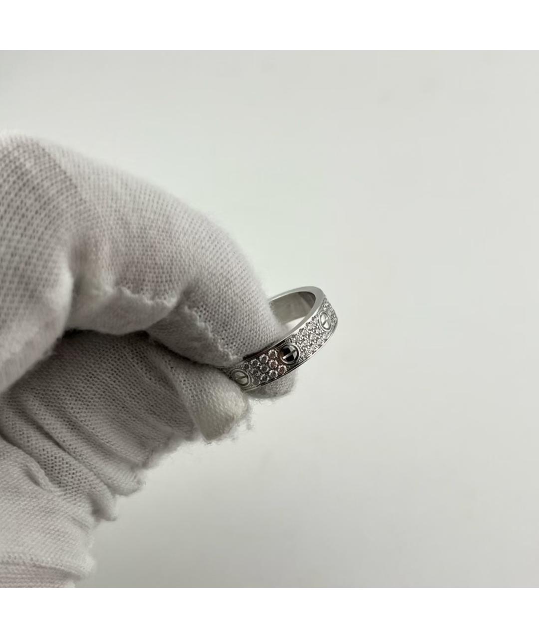 CARTIER Серебряное кольцо из белого золота, фото 4